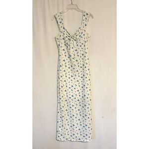 See You Monday Dress Large Maxi Aline Stretch Floral Print Boho